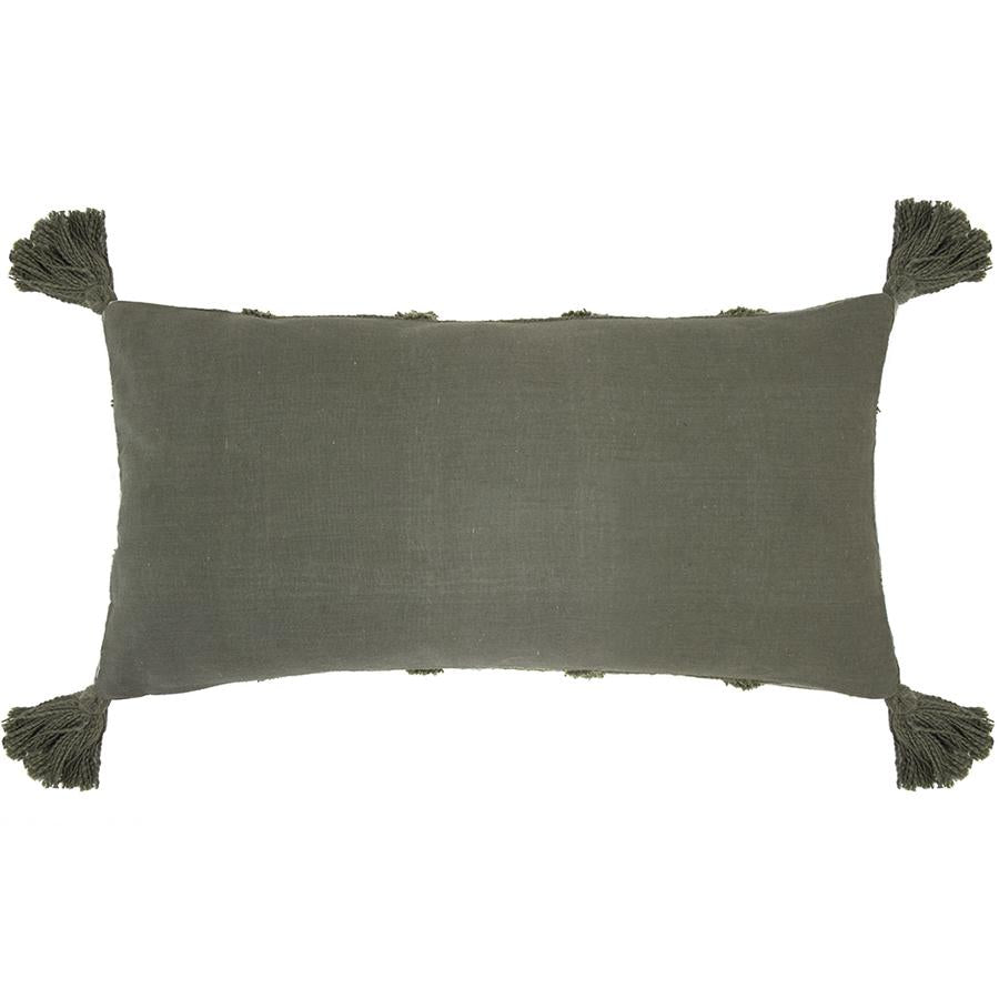 Bambury Percy Cushion - Rectangle - Moss Bambury