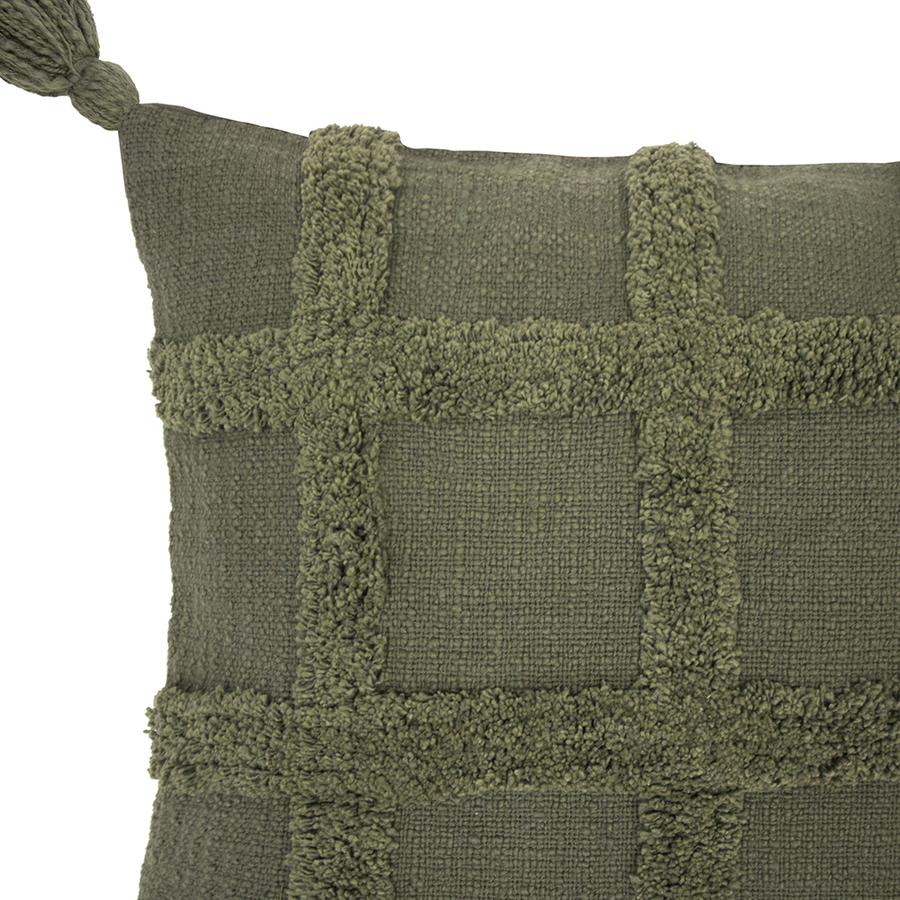 Bambury Percy Cushion - Rectangle - Moss Bambury