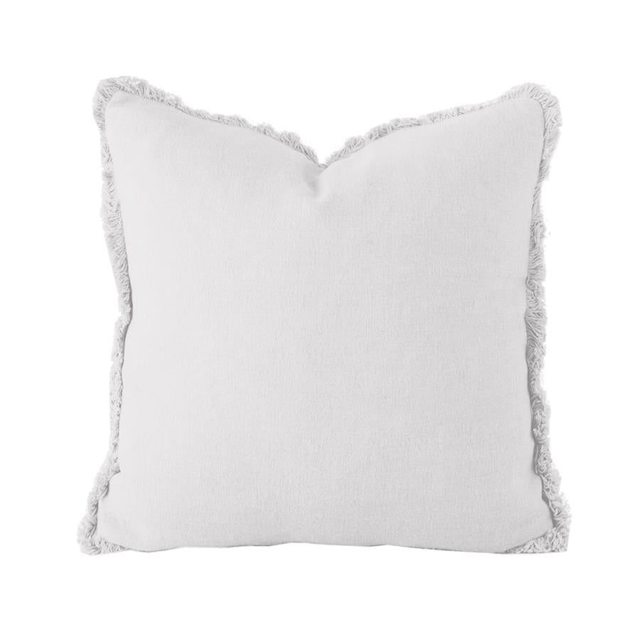 Bambury Linen Square Cushion - Silver Bambury