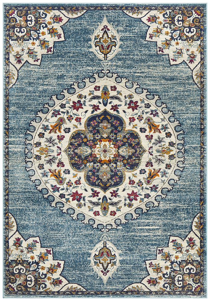 Babylon 202 Blue Rug Culture