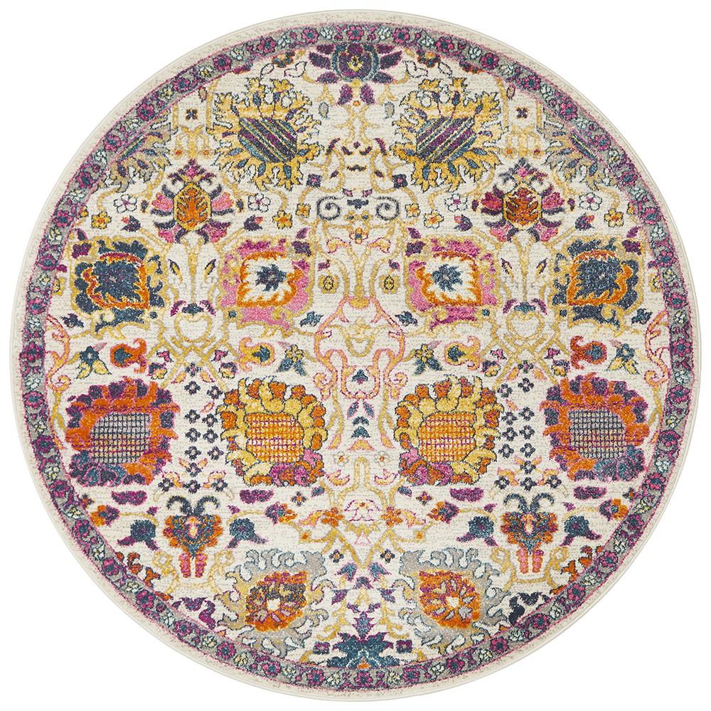 Babylon 206 Multi  Round Rug Rug Culture