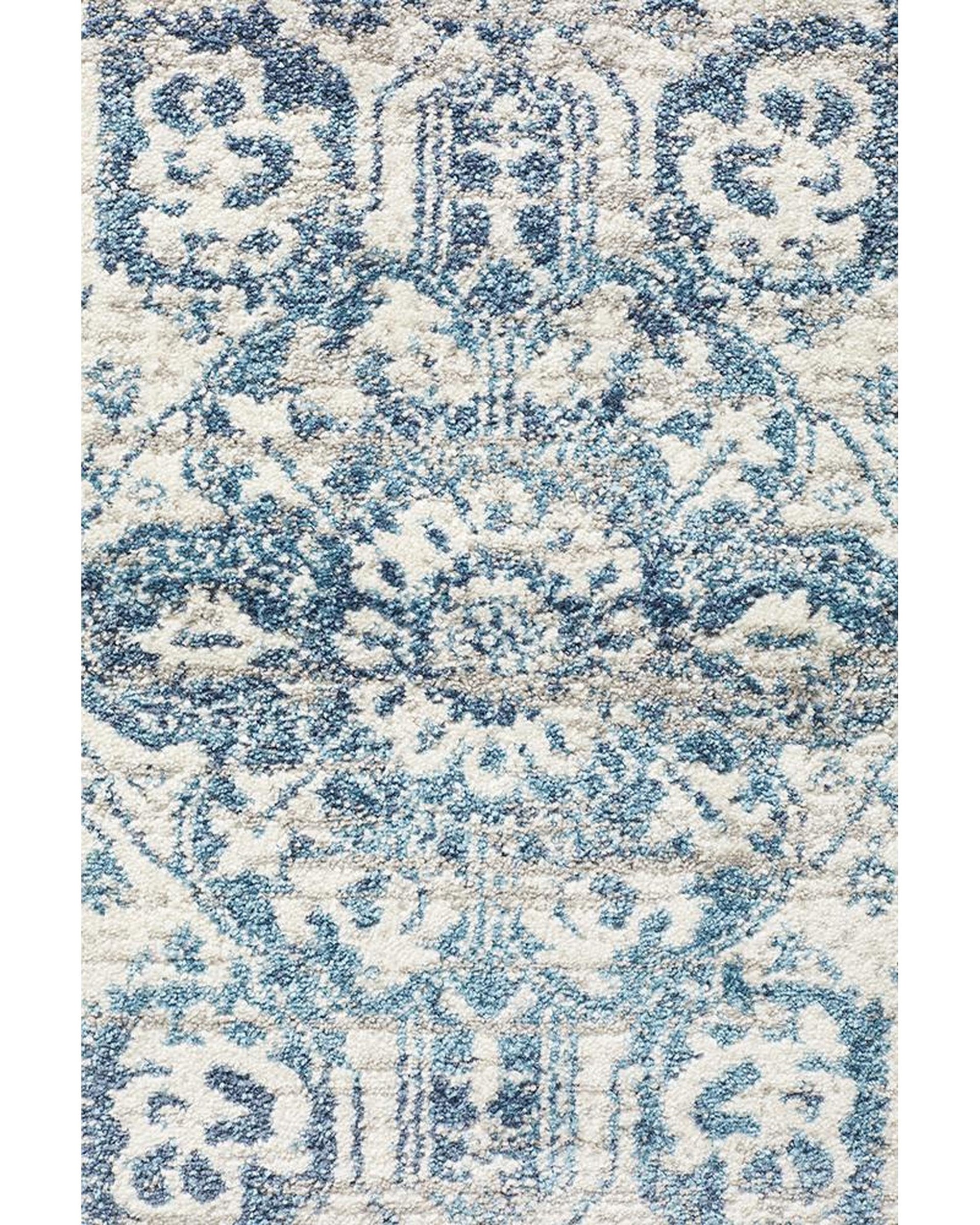 Babylon 207 Blue  Runner Rug Rug Culture