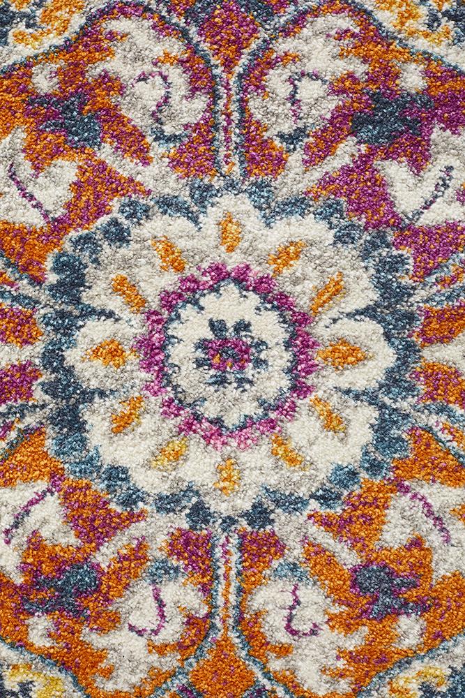 Babylon 207 Multi  Round Rug Rug Culture