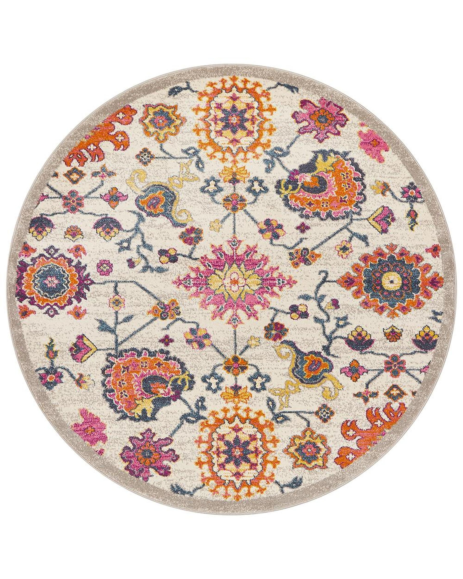 Babylon 208 Multi  Round Rug Rug Culture