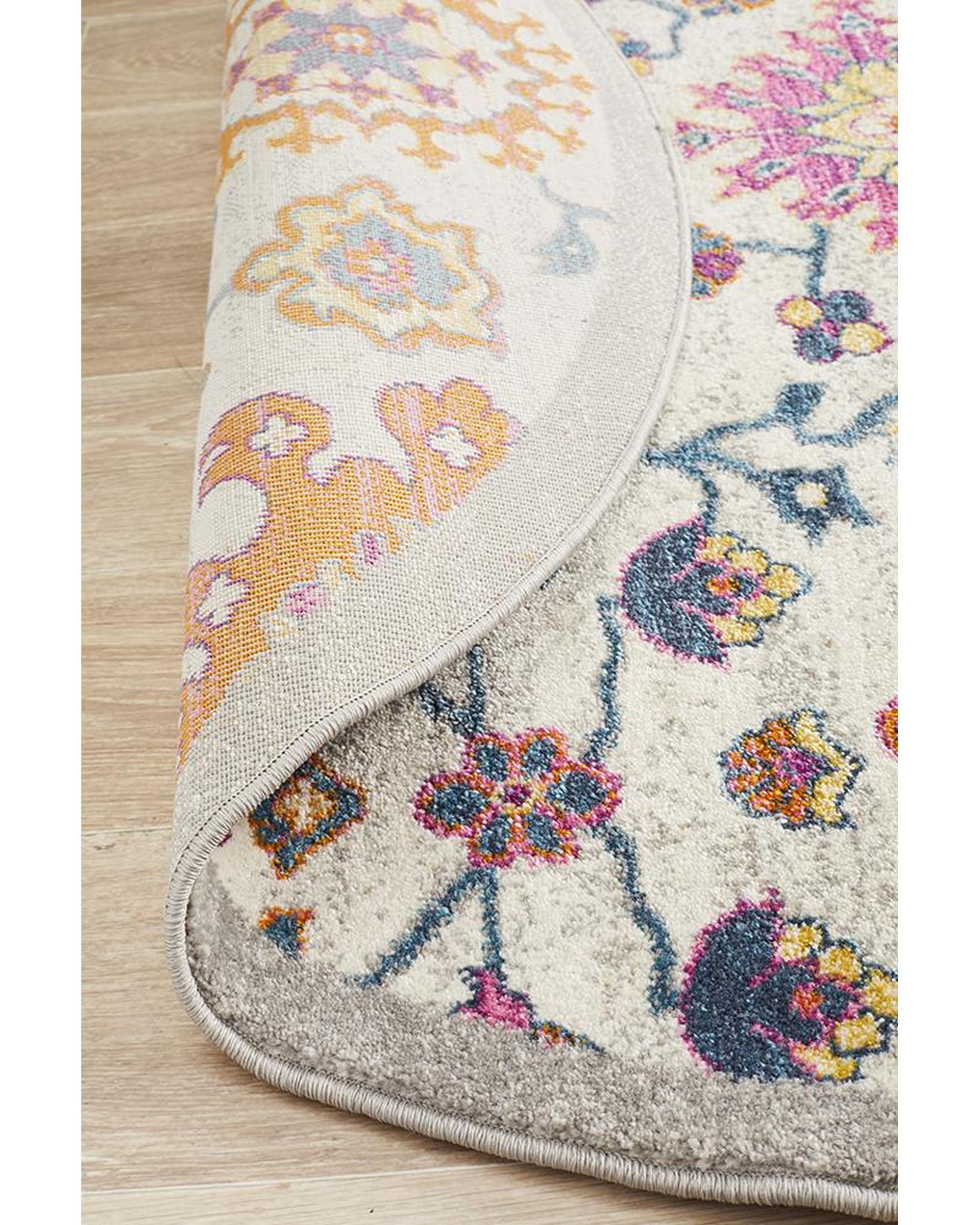 Babylon 208 Multi  Round Rug Rug Culture