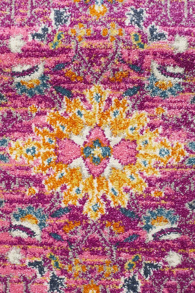 Babylon 210 Fuchsia  Runner Rug Rug Culture