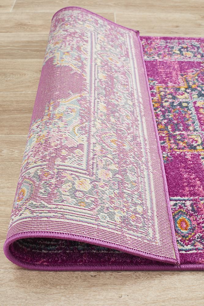 Babylon 211 Fuchsia  Runner Rug Rug Culture