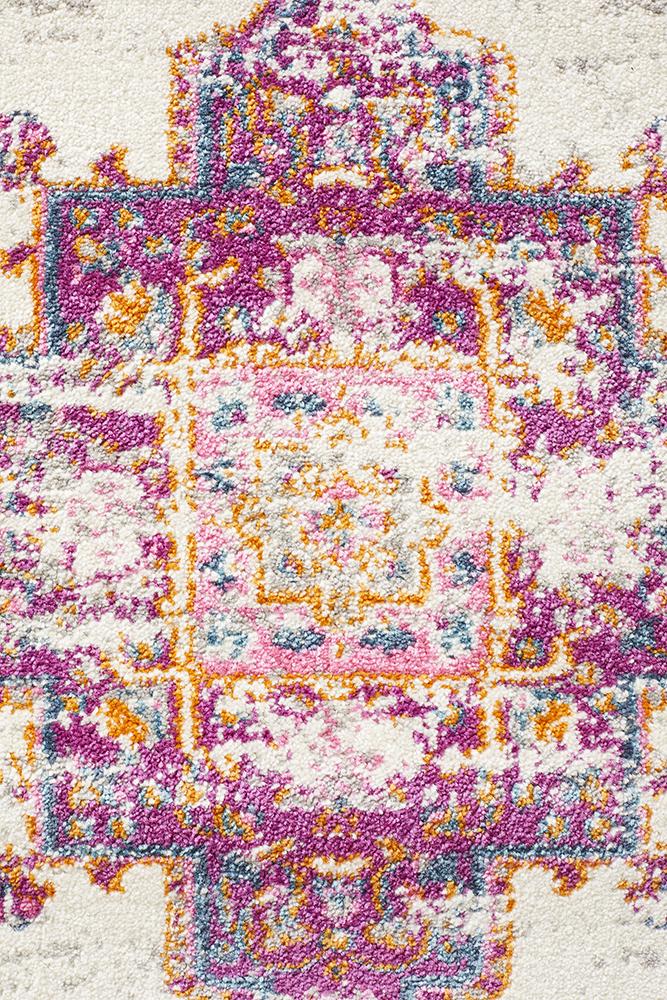 Babylon 211 Pink  Runner Rug Rug Culture