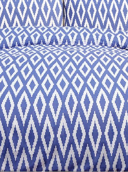 Essential Home Living DARCY QUILT COVER SET - BLUE Essential Home Living