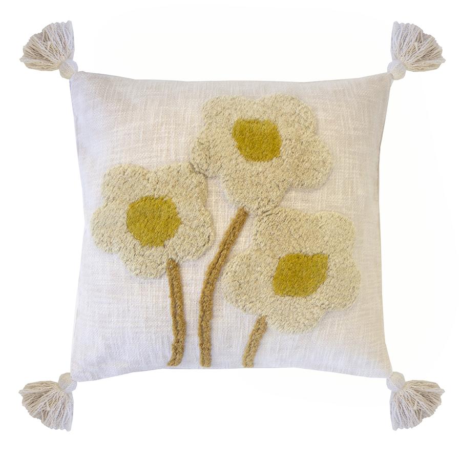 Bambury Blossom Cushion - Pearl Bambury
