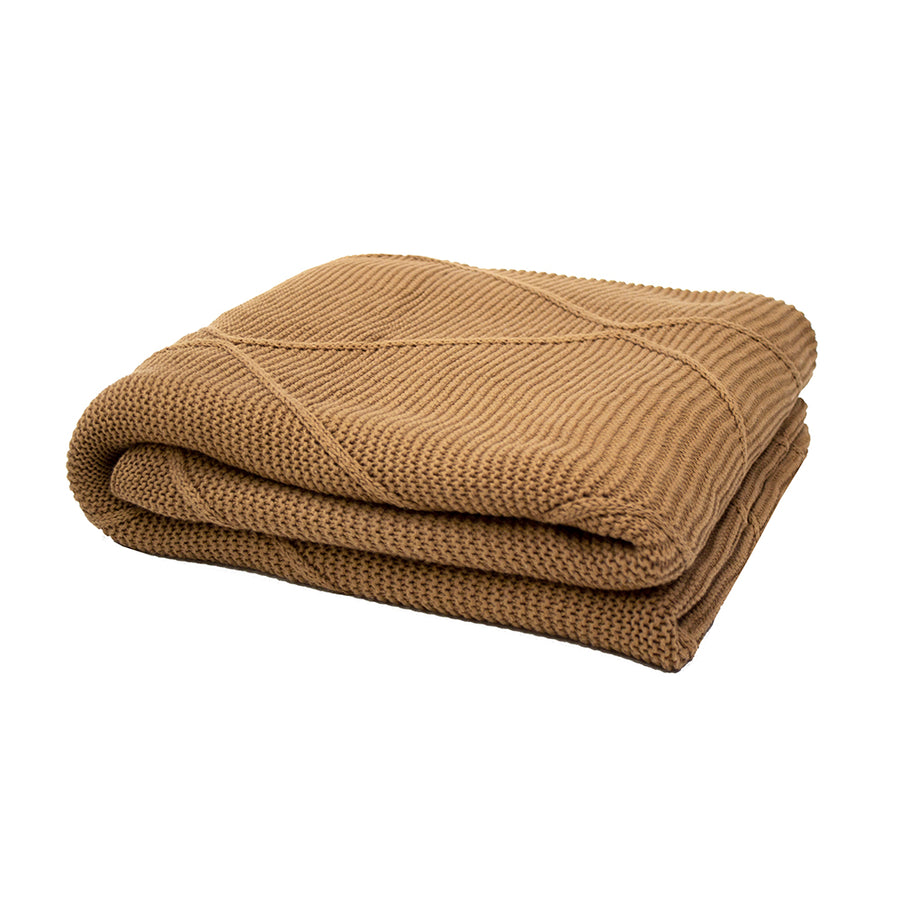 Bambury Freya Throw - Fawn Bambury