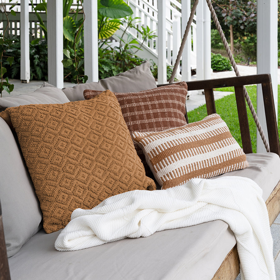 Bambury Freya Throw - Ivory Bambury