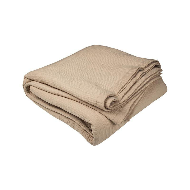 Bambury Delta Coverlet -  Double/Queen - Sand Bambury