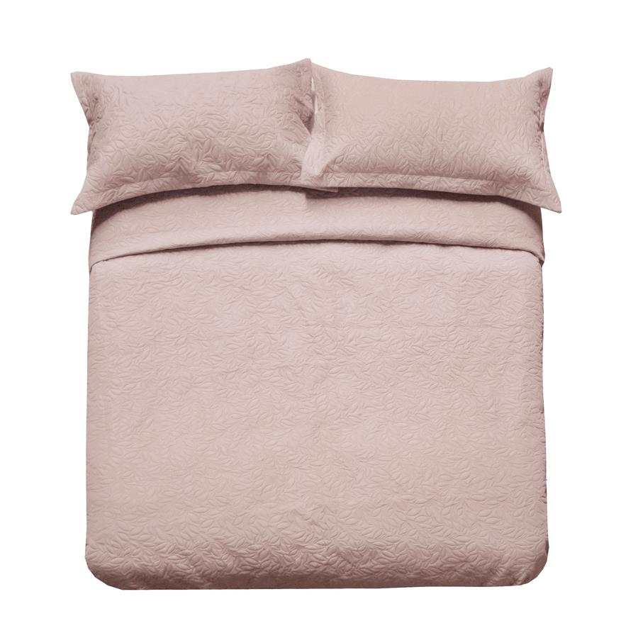 Bambury Botanica Coverlet Set - Shell Bambury