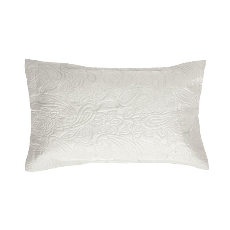 Bambury Paisley Coverlet Set - Ivory Bambury
