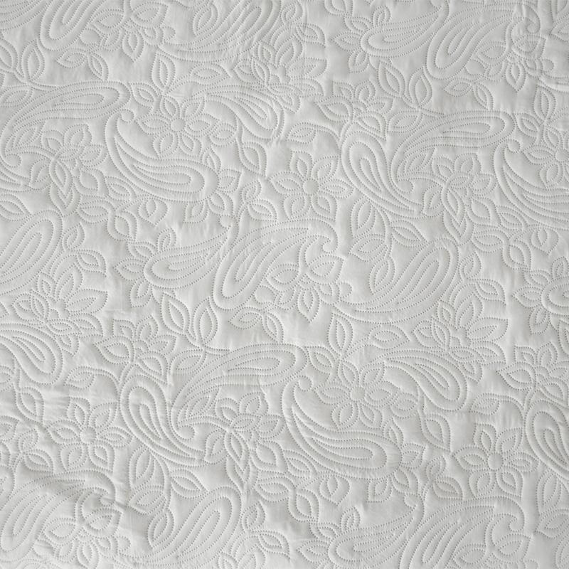 Bambury Paisley Coverlet Set - Ivory Bambury