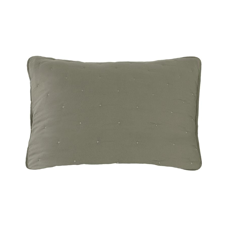 Bambury Willare Quilt Cover Set - Moss Bambury