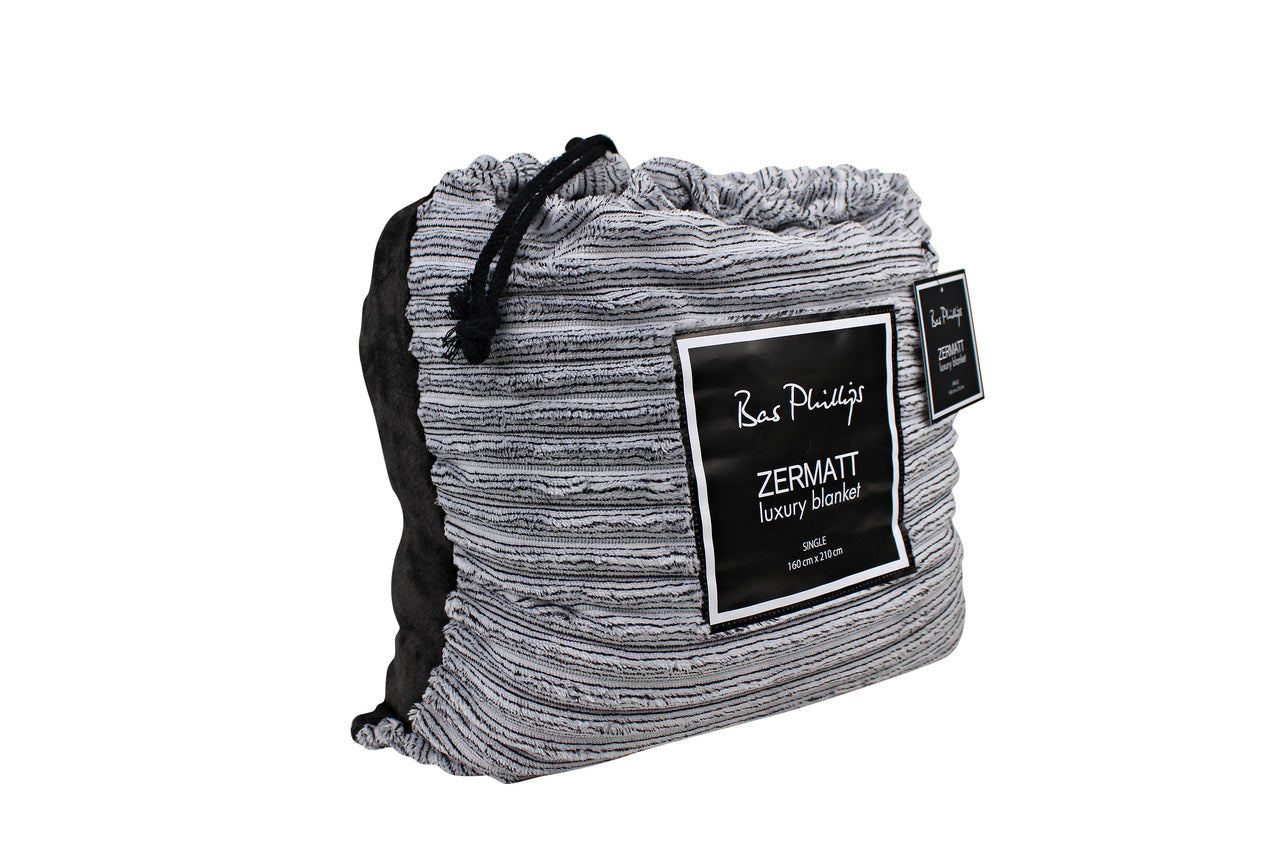 Bas Phillips Zermatt Luxury Blanket by Bas Phillips Bas Phillips