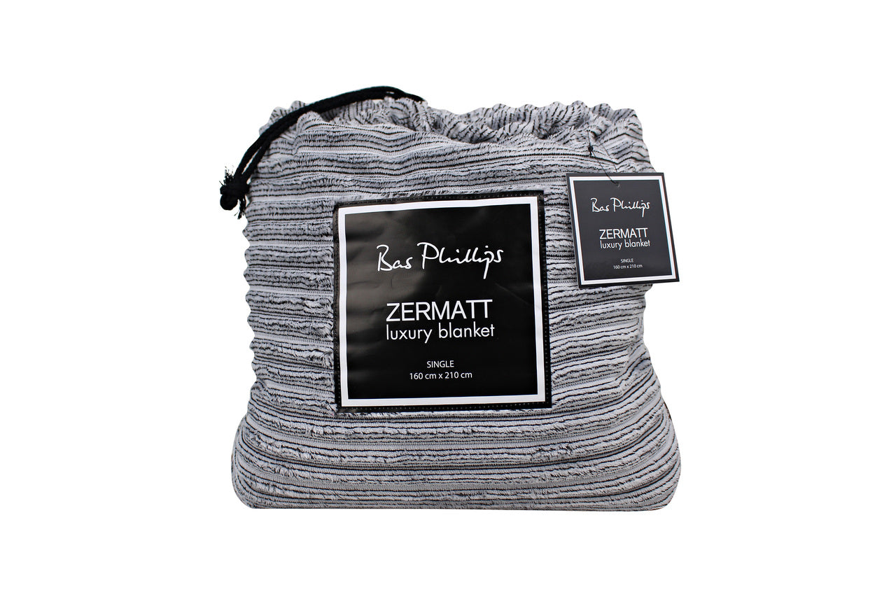 Bas Phillips Zermatt Luxury Blanket by Bas Phillips Bas Phillips