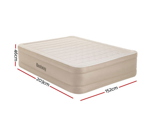 Air Bed Queen Size Mattress Camping Beds Inflatable Built-in Pump Bestway