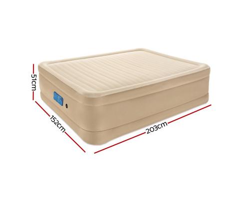 Air Qurrn Bed Inflatable Mattress Fortech Built-in AC Pump Home Sleeping Bestway