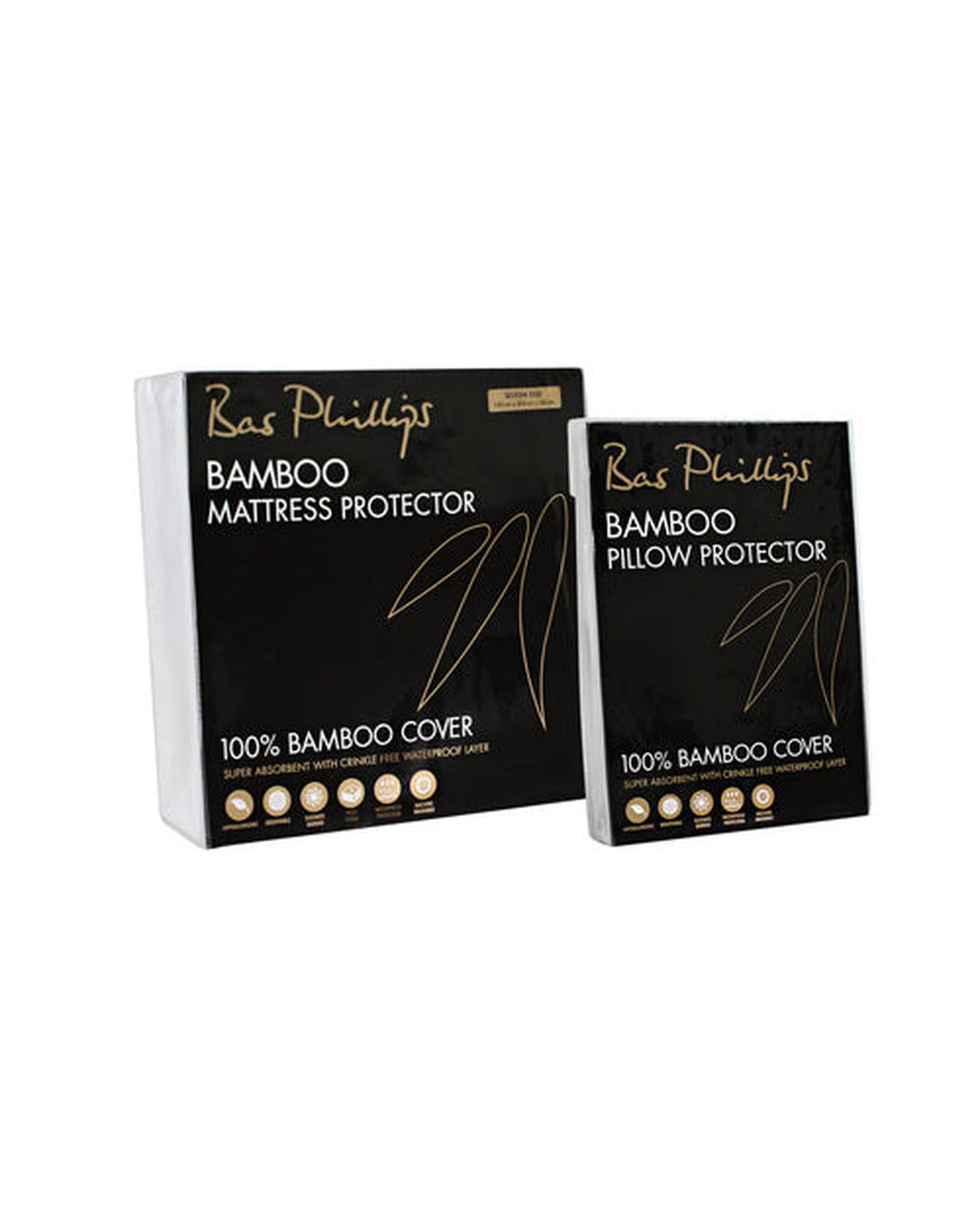 Bas Phillips Bamboo Waterproof Mattress & Pillow Protector Bas Phillips
