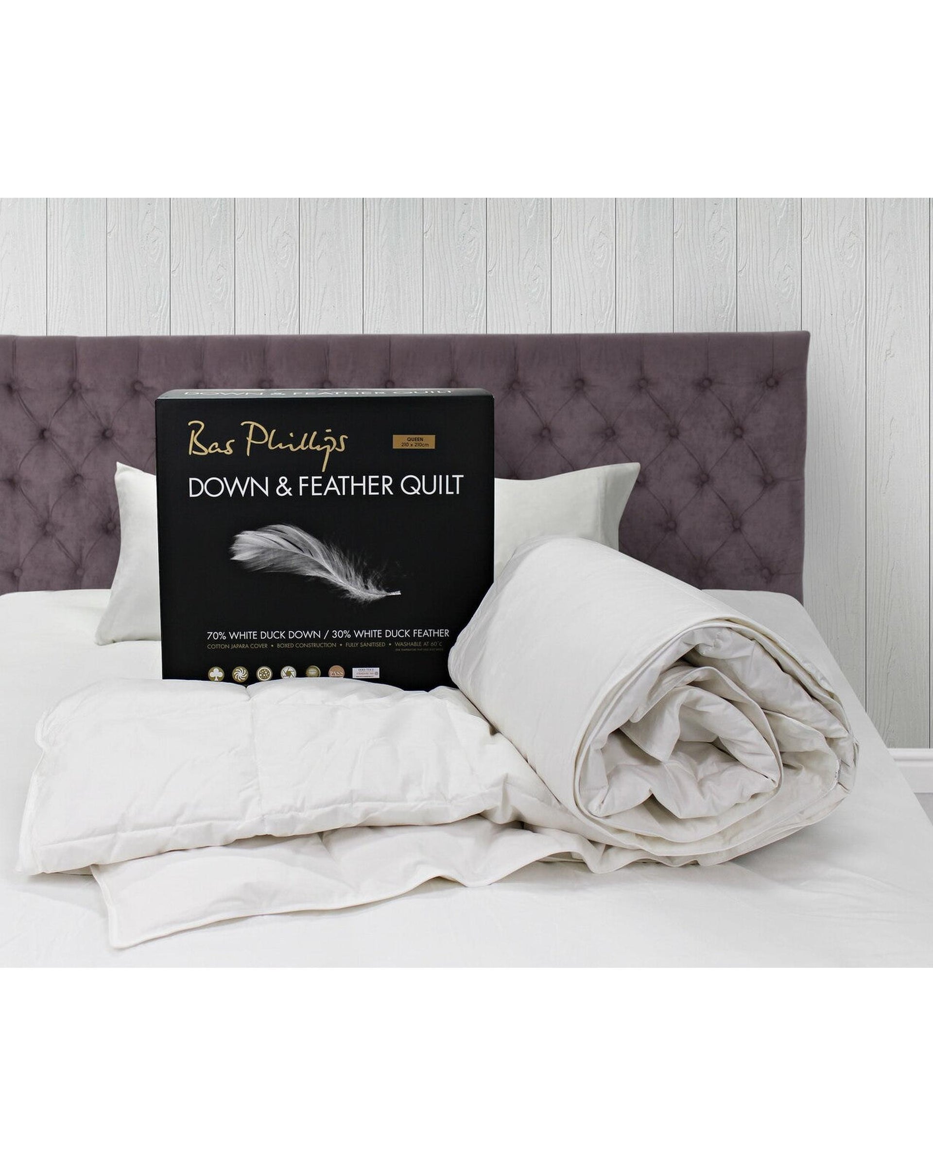 Bas Phillips 70/30 Down & Feather Quilt Bas Phillips