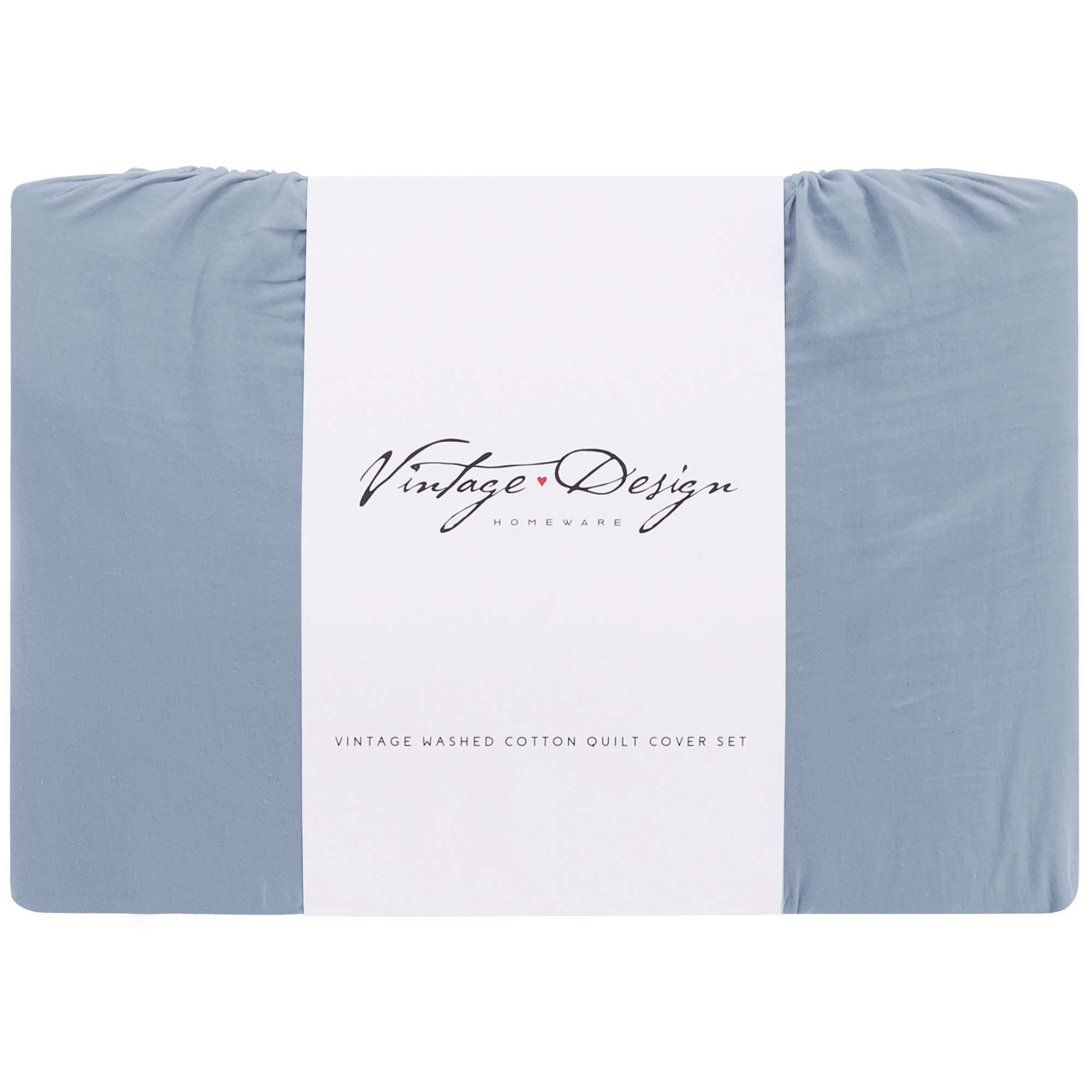 Vintage Design Gypsy Light Blue 100% Cotton Tassel Quilt Cover Sets Vintage Design