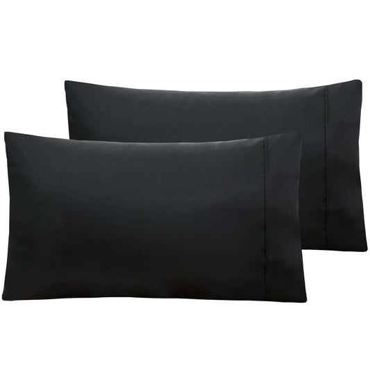 Accessorize 2 Pack Standard Pillowcases - 8 Colours Accessorize