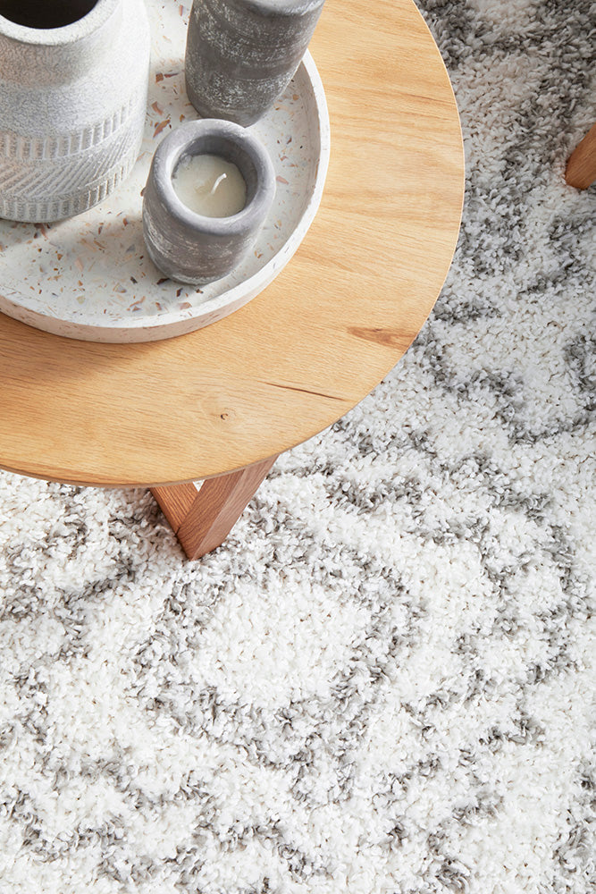 Casablanca Fez White Rug RUG CULTURE