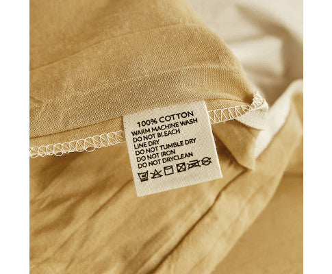 cosy Club Duvet Cover Quilt Set King Flat Cover Pillow Case Essential Yellow Cosy Club