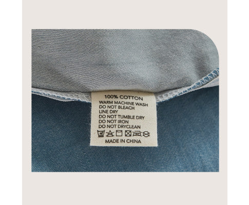 Cosy Club Quilt Cover Set Cotton Duvet - Blue Dark Blue Cosy Club