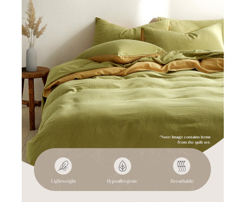 Cosy Club Duvet Cover Quilt Set Flat Cover Pillow Case Yellow Inspired Cosy Club