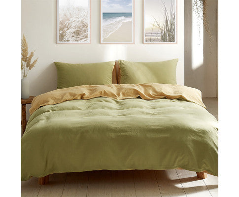 Cosy Club Duvet Cover Quilt Set Flat Cover Pillow Case Yellow Inspired Cosy Club