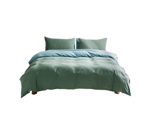 Cosy Club Duvet Cover Quilt Set Flat Cover Pillow Case Blue Lagoon Inspired Cosy Club