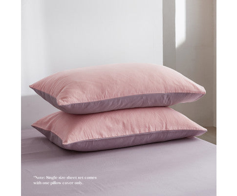 Cosy Club Duvet Cover Quilt Set Flat Cover Pillow Case Candy Floss Inspired Cosy Club