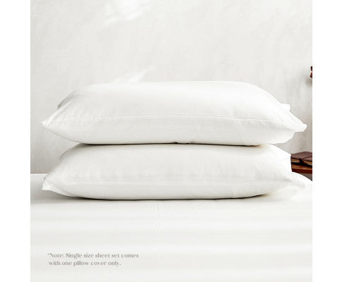 Cosy Club Duvet Cover Quilt Set King Flat Cover Pillow Case Essential White Cosy Club