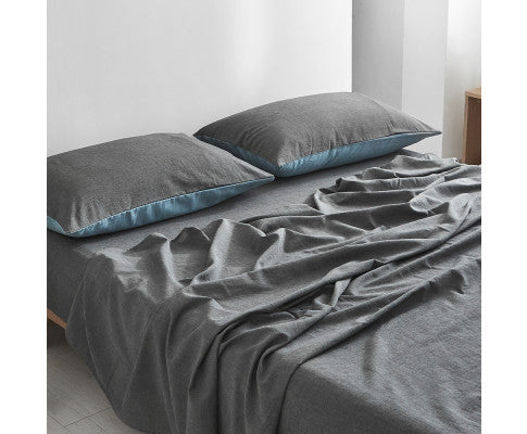 Cosy Club Sheet Set Cotton Sheets - Blue Dark Blue Cosy Club