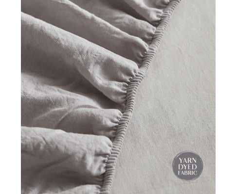 Cosy Club Sheet Set Bed Sheets Set - Flat Cover Pillow Case Grey Inspired Cosy Club