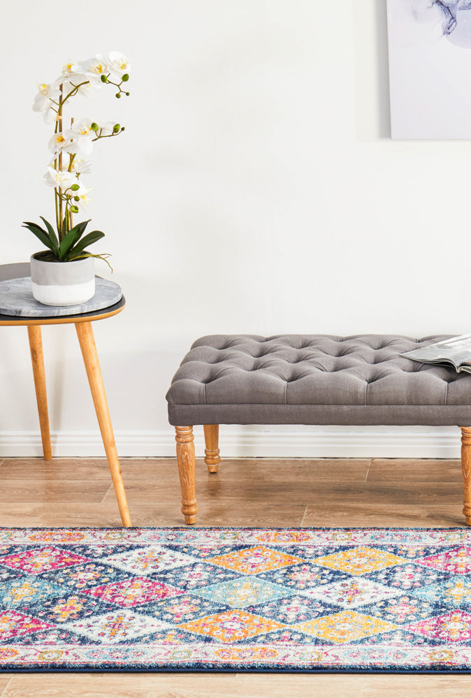 Century 933 Navy Runner Rug Rug Culture