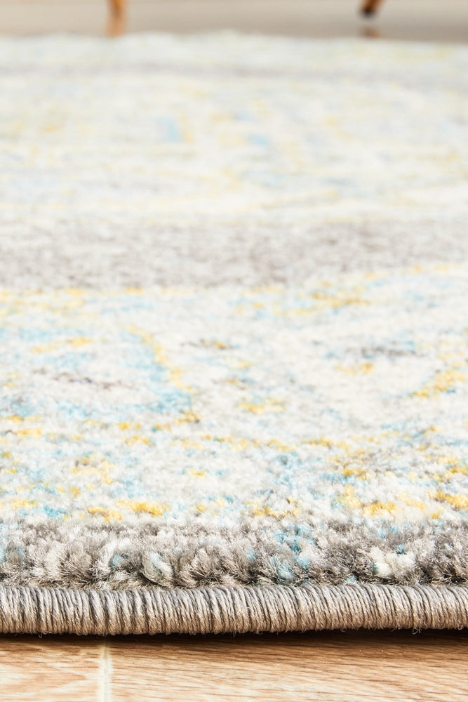 Century 944 Grey Round Rug Rug Culture