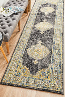 Century 955 Charcoal Runner Rug Rug Culture