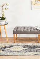 Century 955 Charcoal Runner Rug Rug Culture