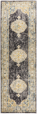 Century 955 Charcoal Runner Rug Rug Culture