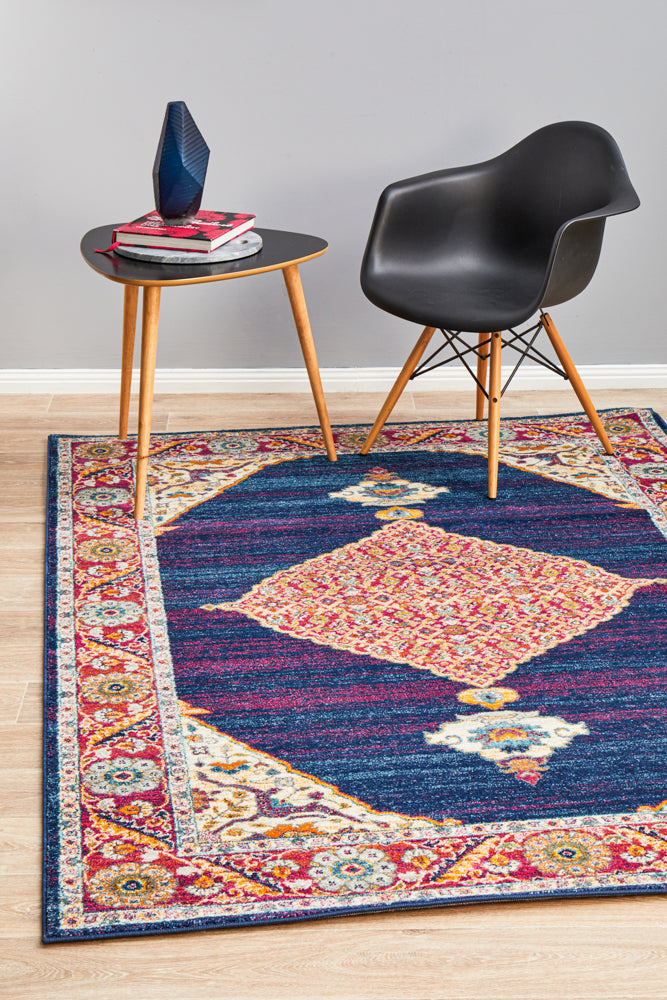 Century 966 Royal Blue Rug Rug Culture