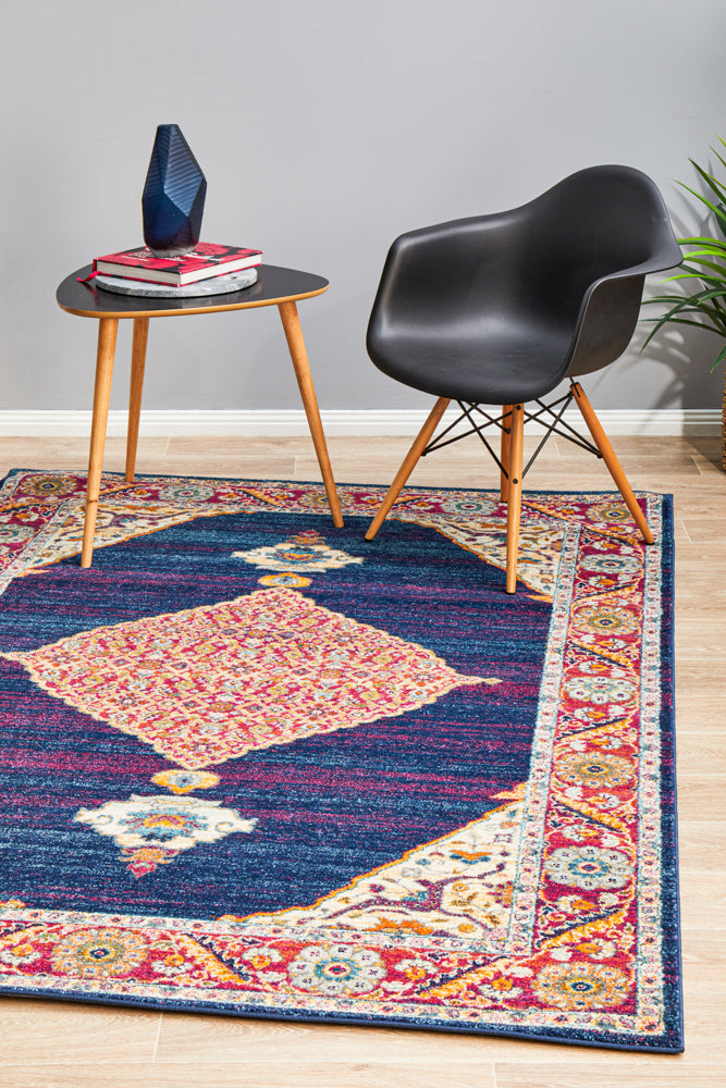 Century 966 Royal Blue Rug Rug Culture