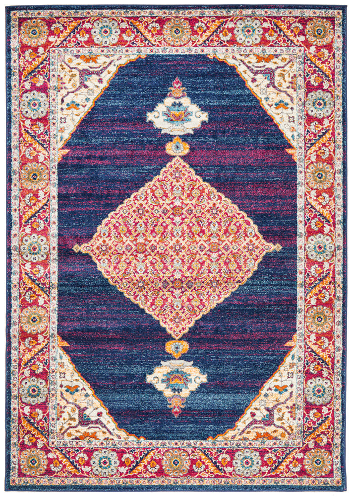 Century 966 Royal Blue Rug Rug Culture