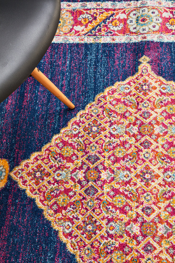 Century 966 Royal Blue Rug Rug Culture