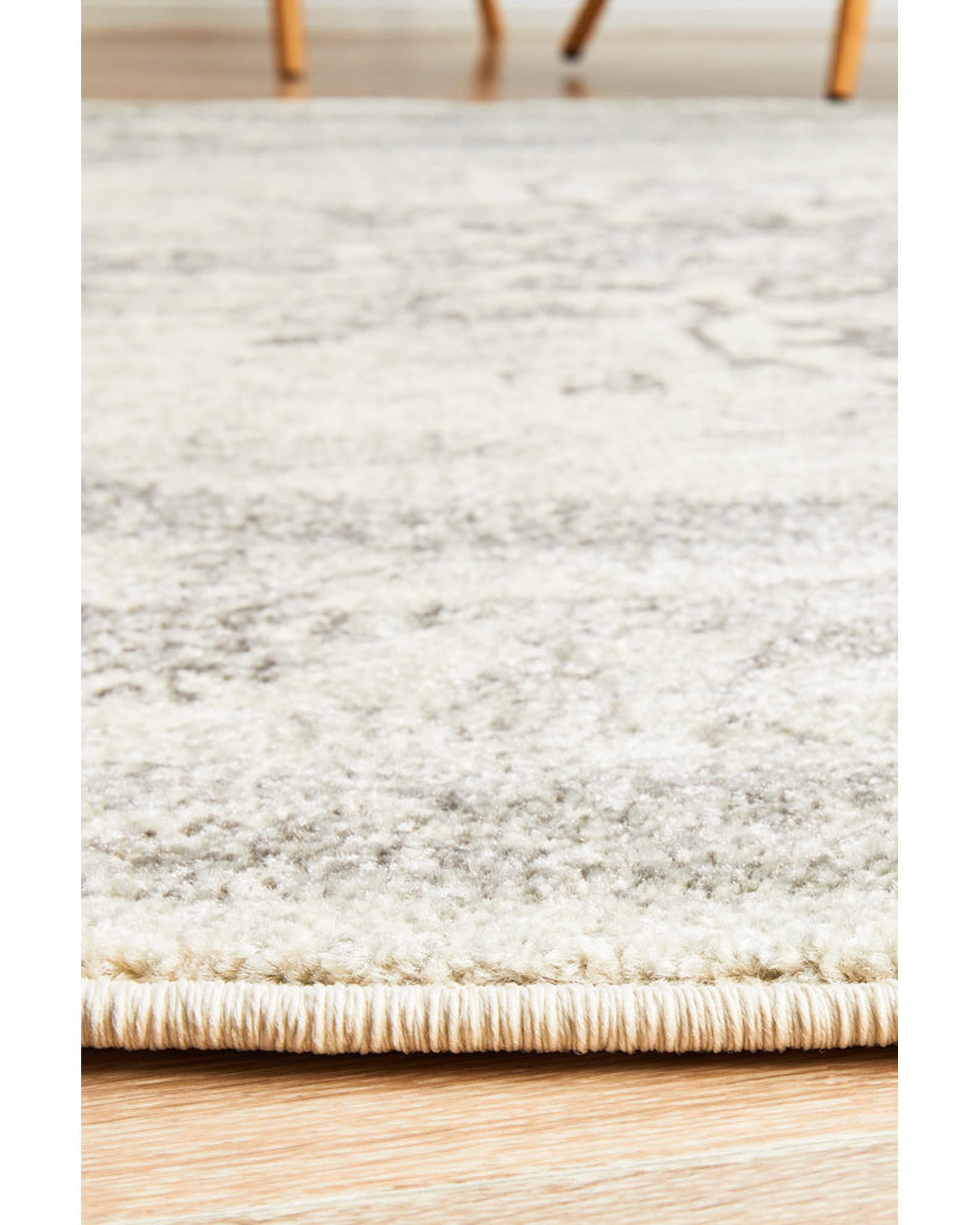 Century 977 Silver Round Rug Rug Culture