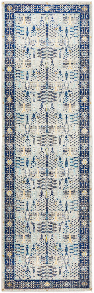 Century 988 Blue Runner Rug Rug Culture